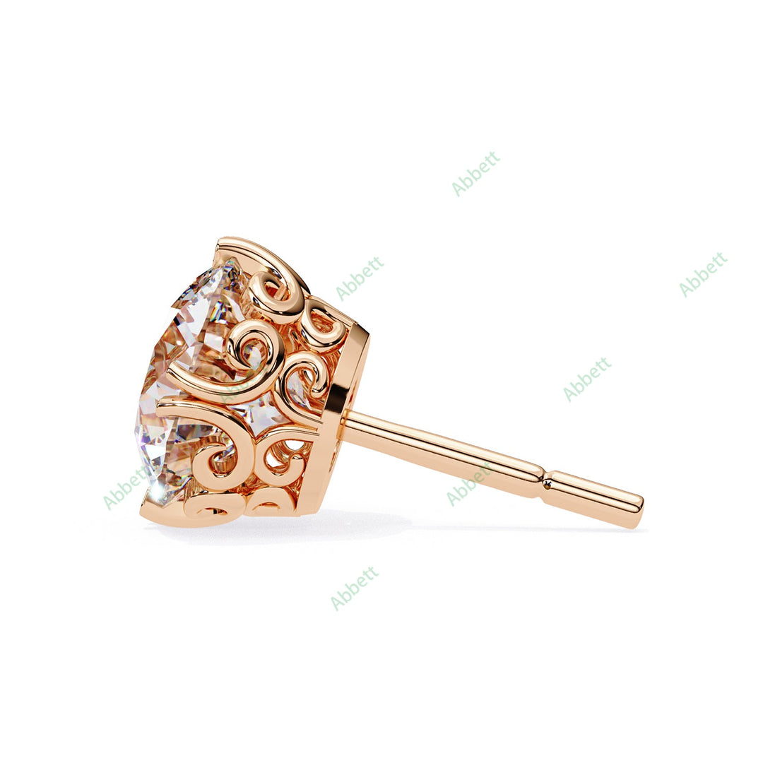 Round Claw Studs Earring STCL1330