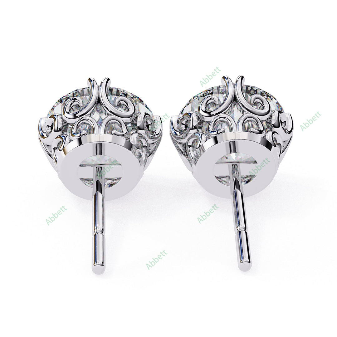 Round Claw Studs Earring STCL1330