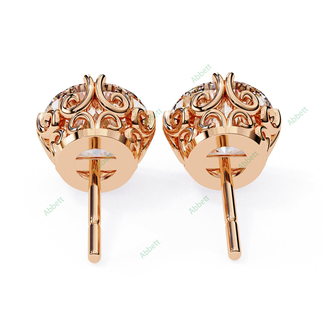 Round Claw Studs Earring STCL1330