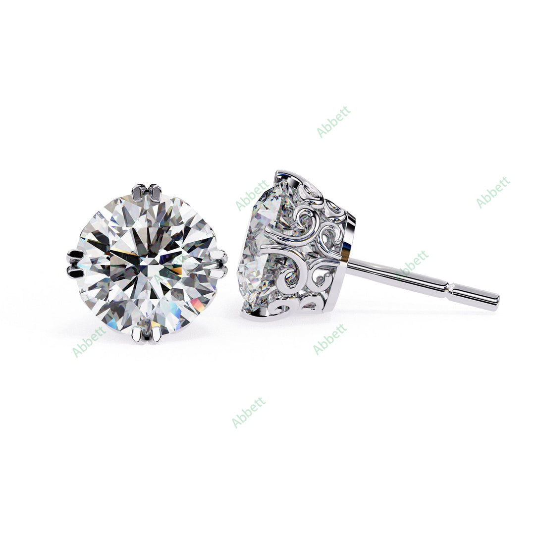 Round Claw Studs Earring STCL1330