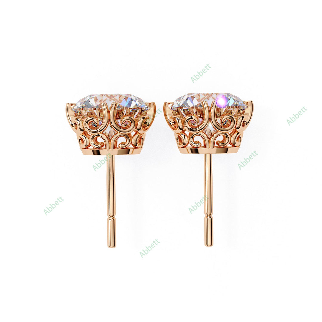 Round Claw Studs Earring STCL1330