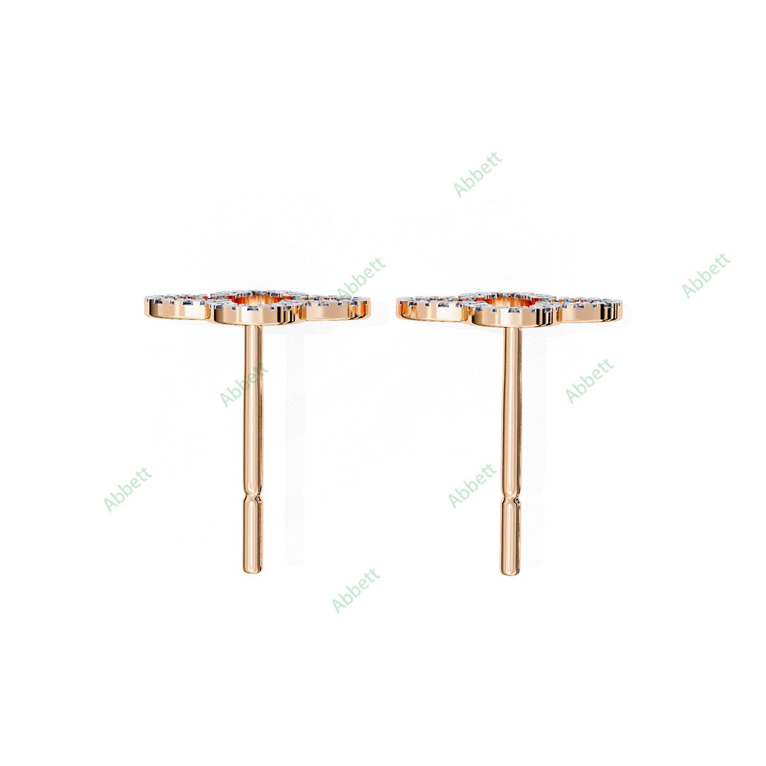 Round Clover Studs Earring STCL1335