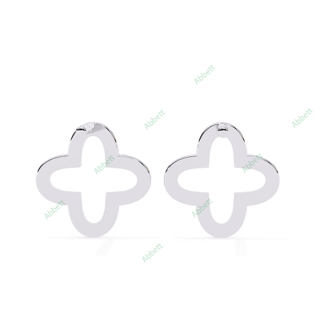 Round Clover Studs Earring STCL1335