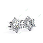 Load image into Gallery viewer, Round Cluster Studs Earring STCL1345

