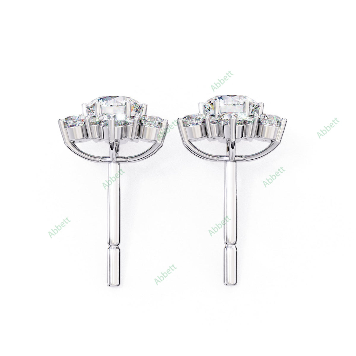 Cluster Stud Earring STCL1345