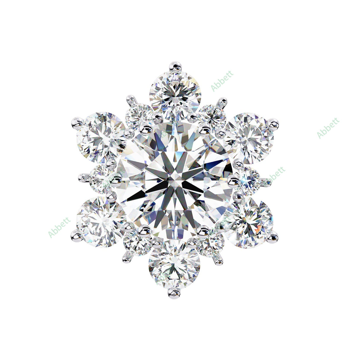 Cluster Stud Earring STCL1345