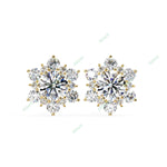 Load image into Gallery viewer, Round Cluster Studs Earring STCL1345
