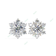 Round Cluster Studs Earring STCL1345