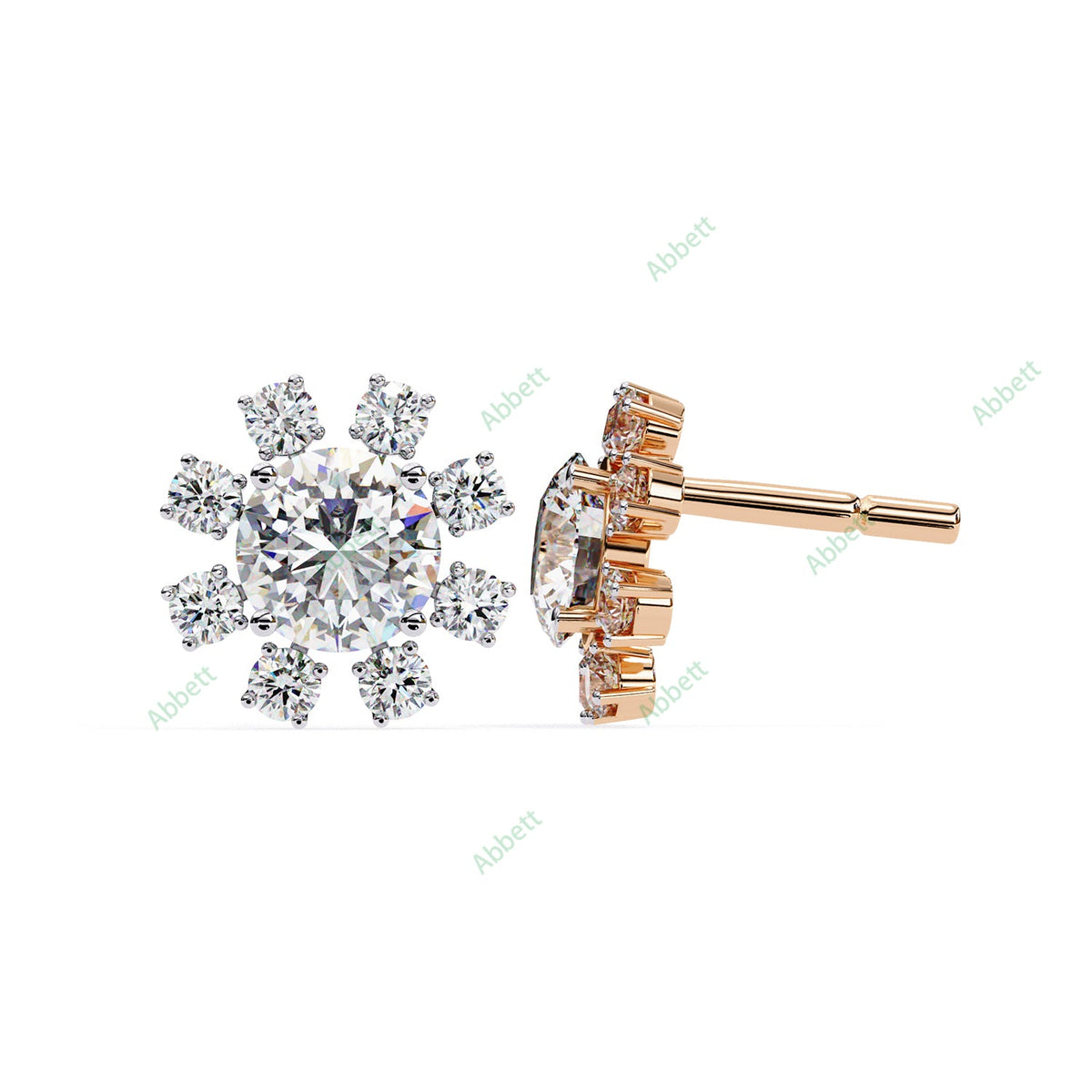 Cluster Stud Earring STCL1346