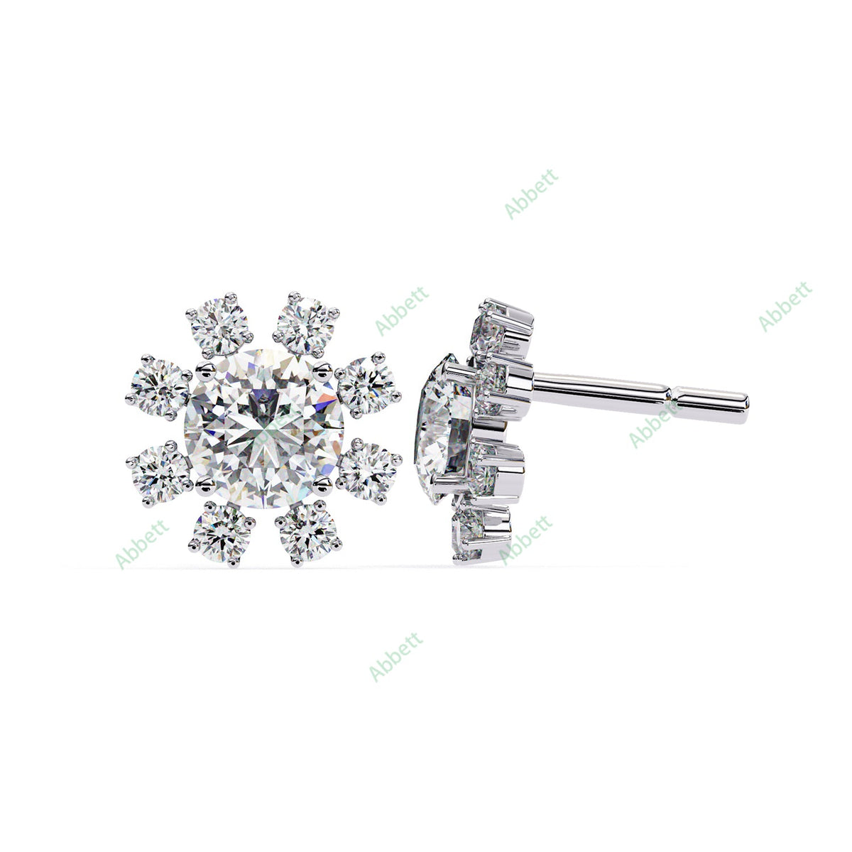 Cluster Stud Earring STCL1346