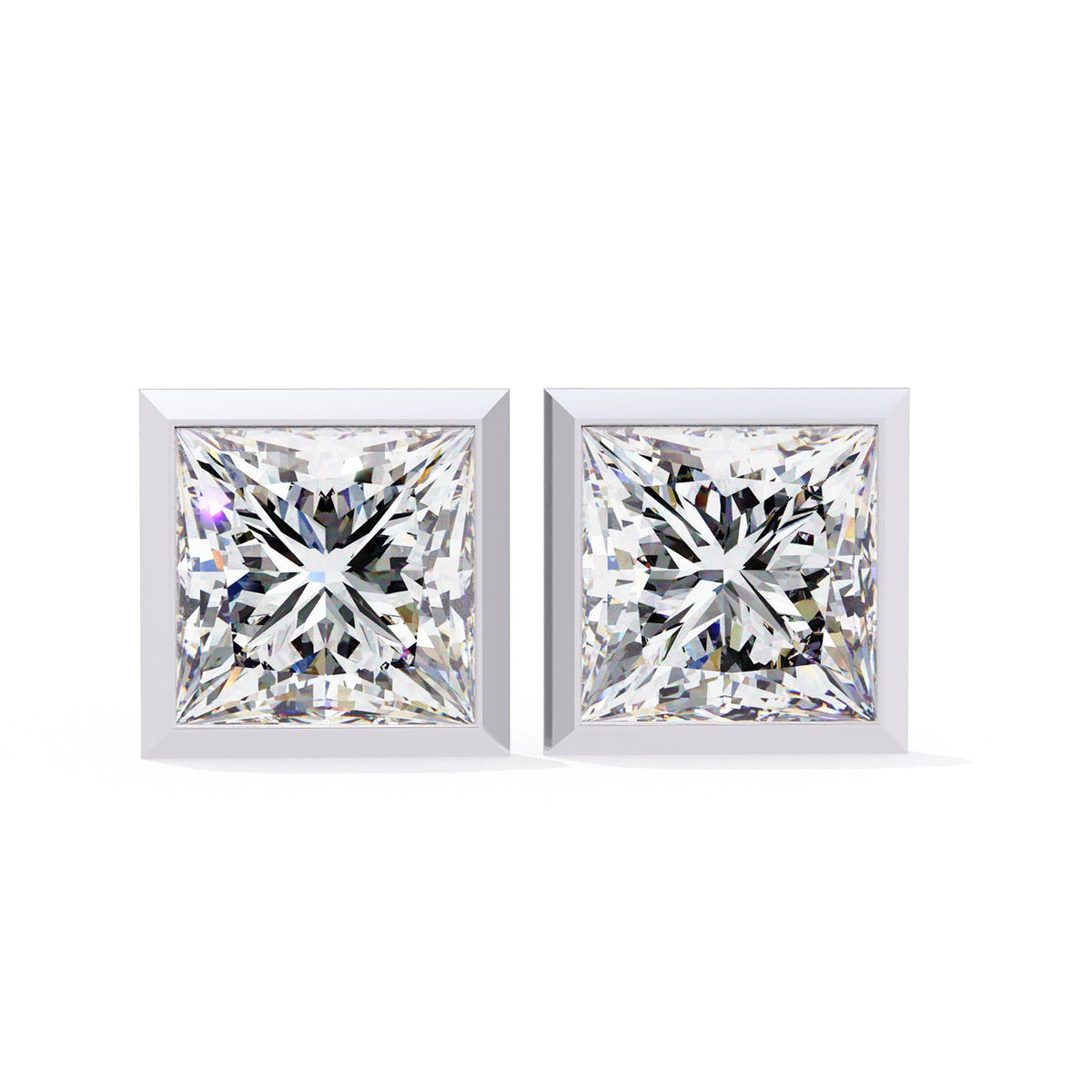Bezel Stud Earring STCL1350
