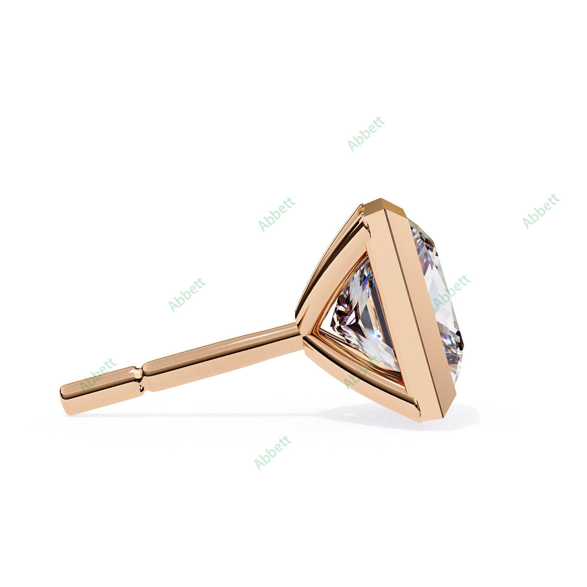 Bezel Stud Earring STCL1350