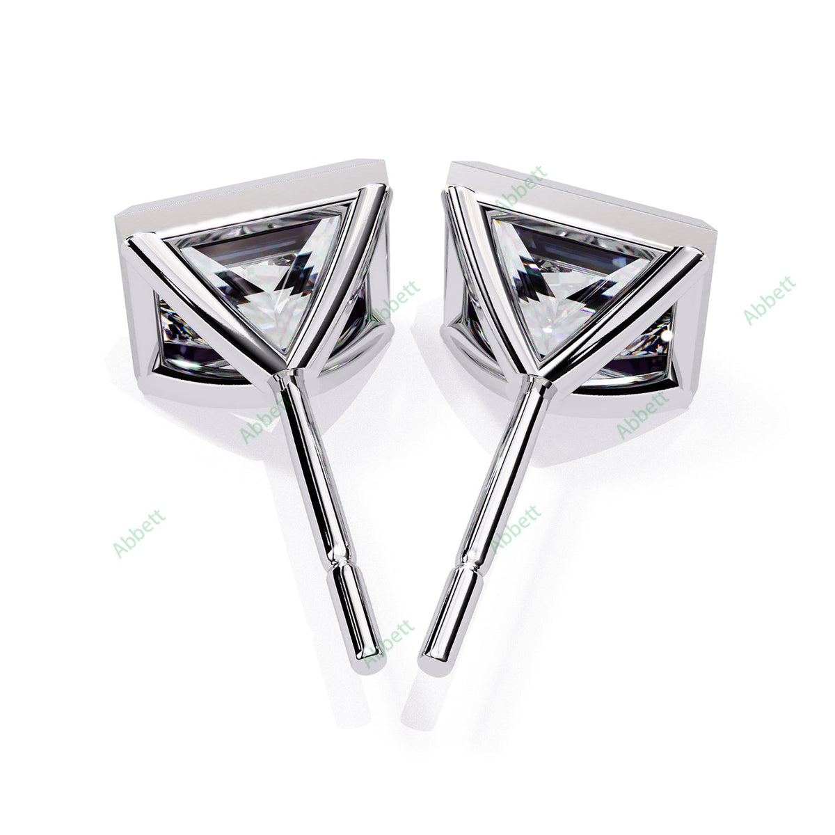 Bezel Stud Earring STCL1350