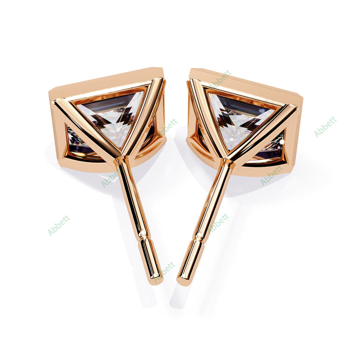 Bezel Stud Earring STCL1350
