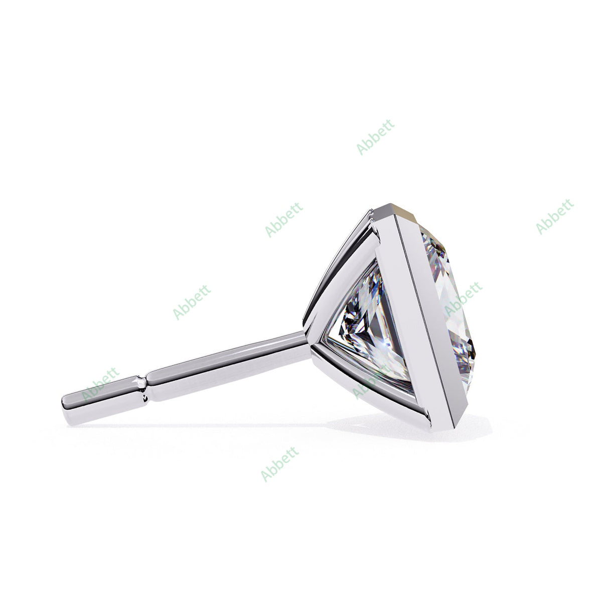 Bezel Stud Earring STCL1350