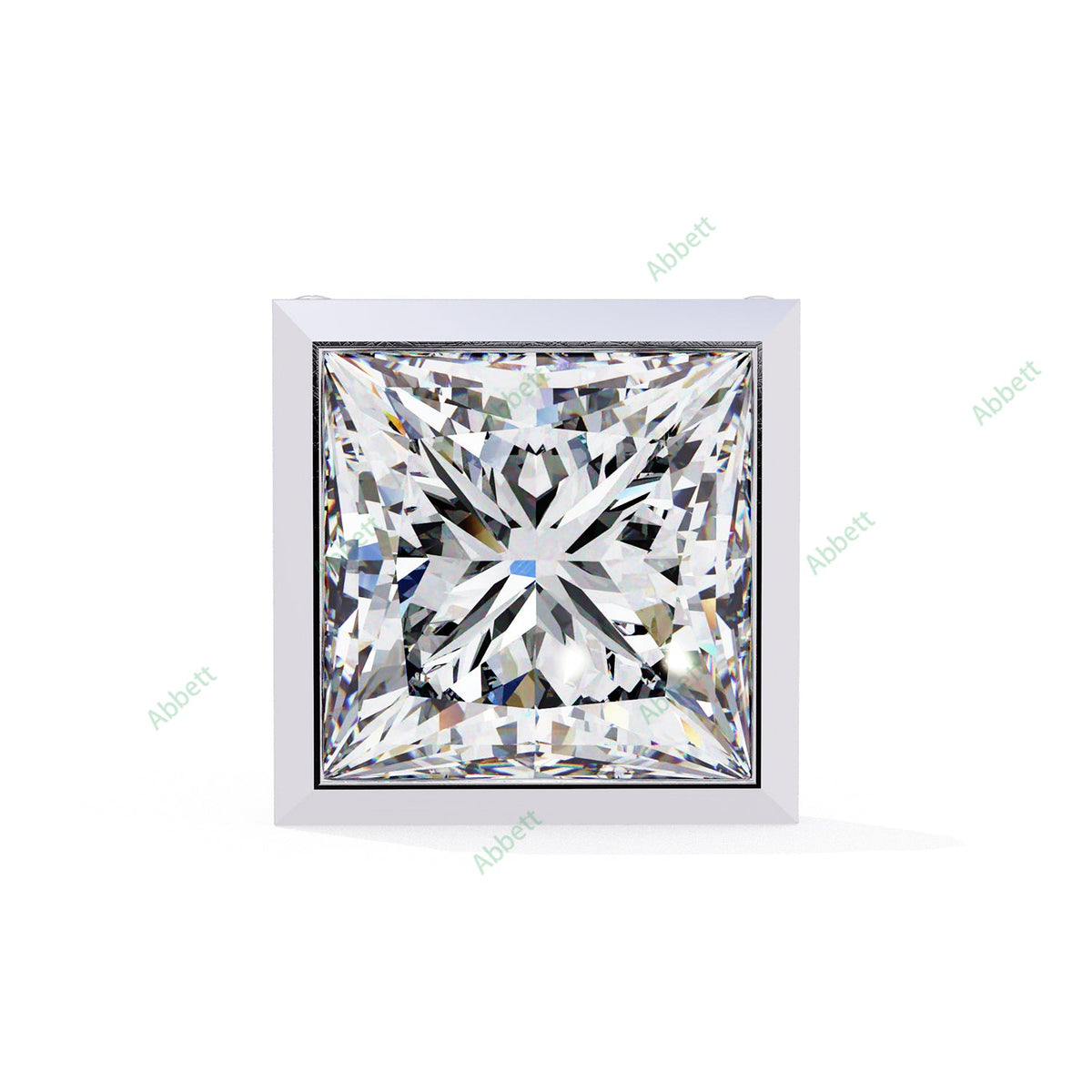Bezel Stud Earring STCL1350