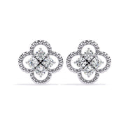 Round Clover Studs Earring STCL1368