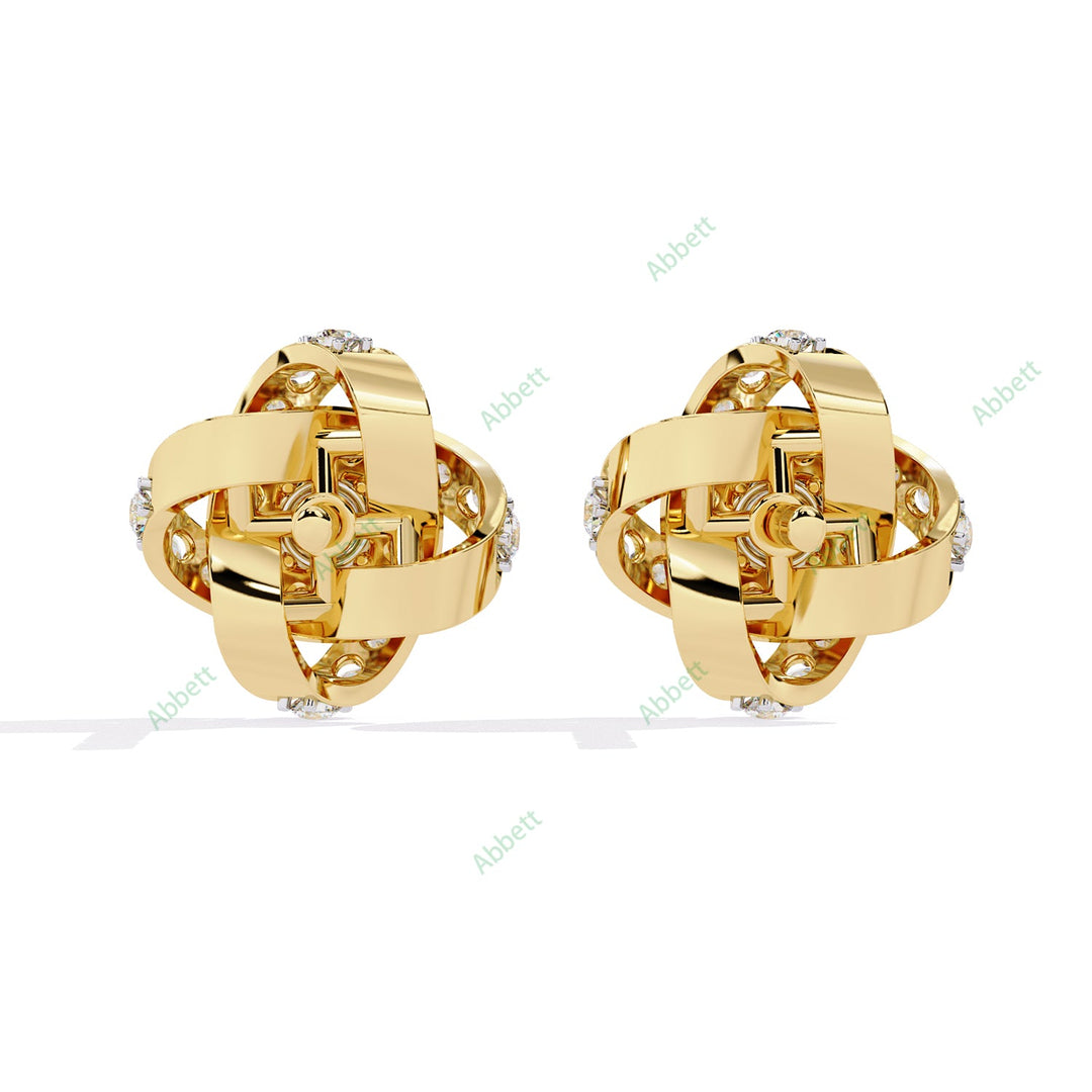 Round Designer Studs Earring STDE1385