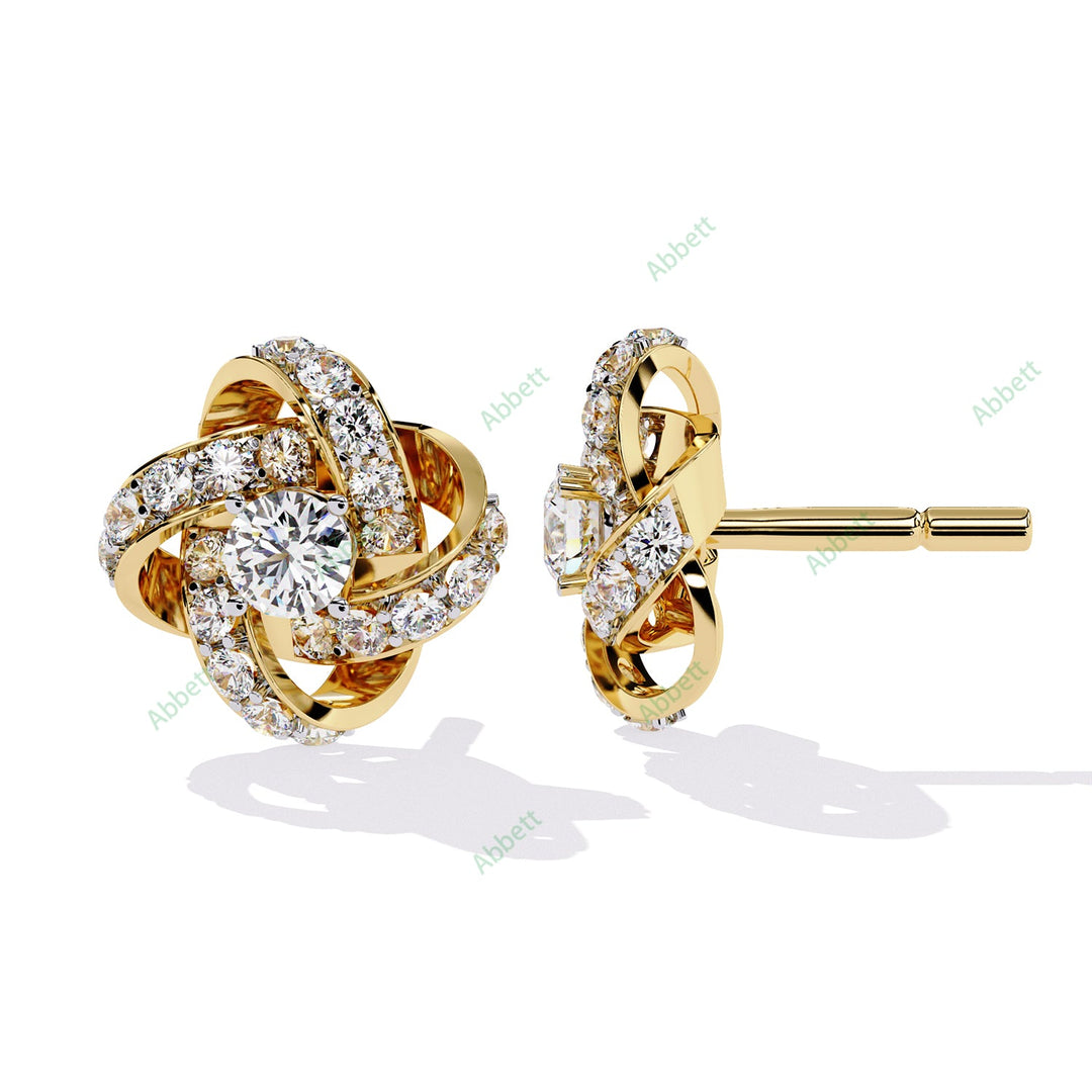 Round Designer Studs Earring STDE1385