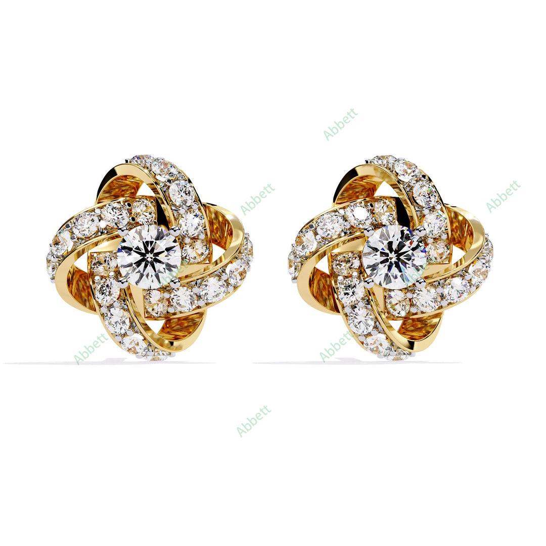Round Designer Studs Earring STDE1385