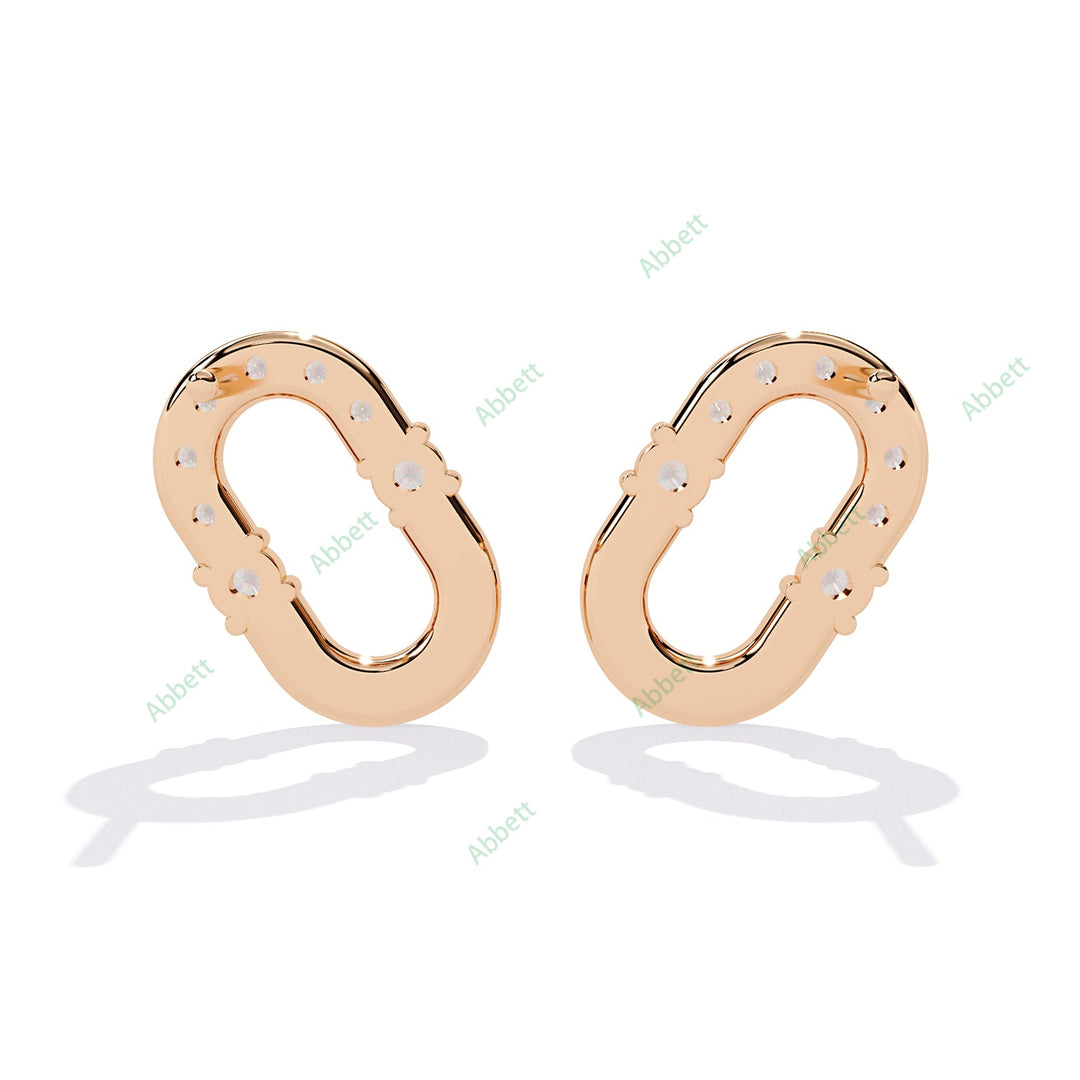 Round Designer Studs Earring STDE1386