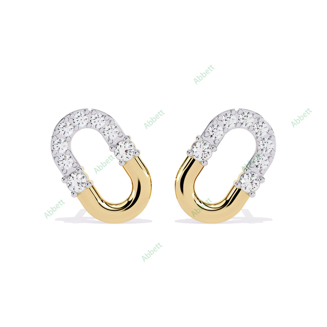 Round Designer Studs Earring STDE1386