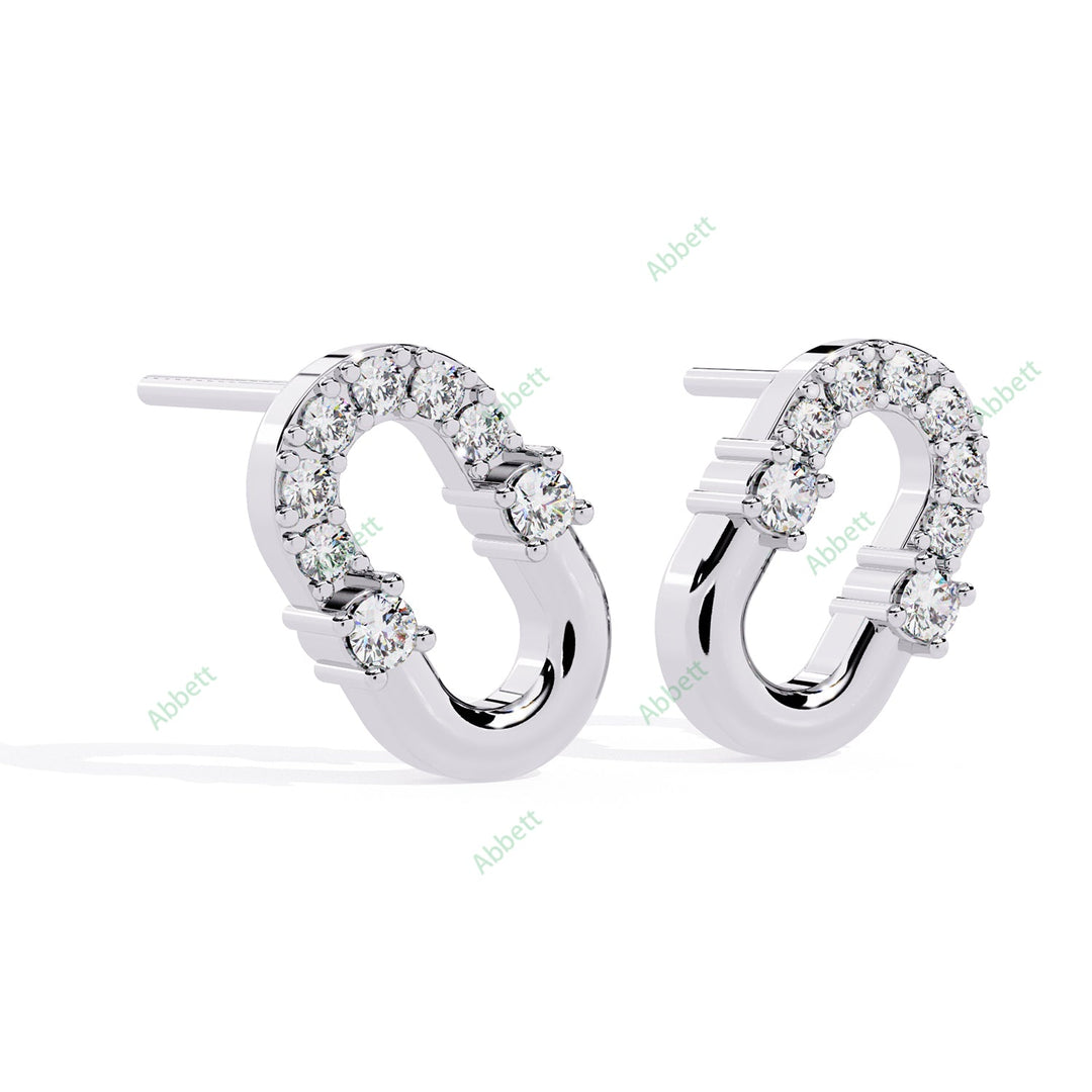 Round Designer Studs Earring STDE1386
