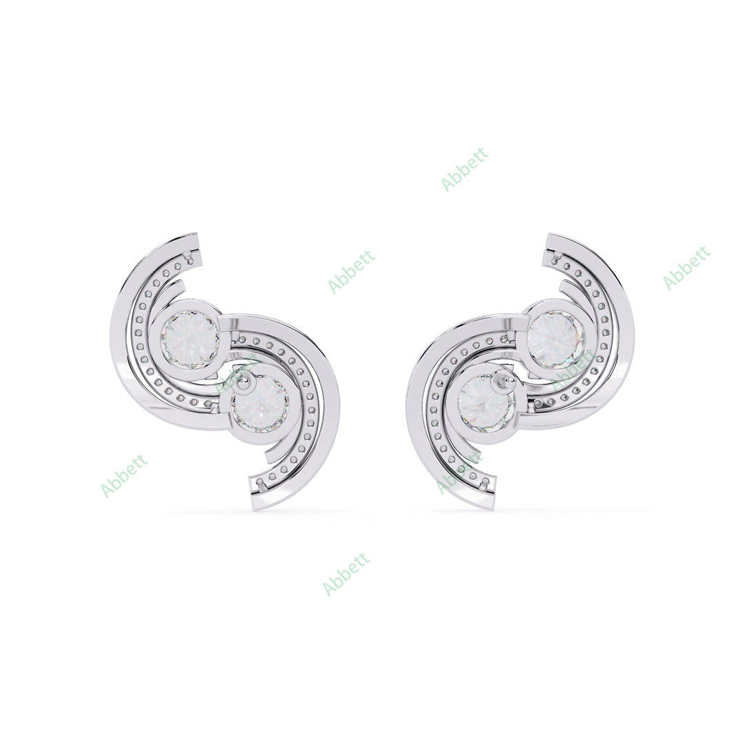 Round Designer Studs Earring STDE1387