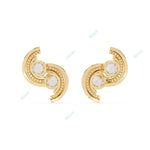 Load image into Gallery viewer, Round Designer Studs Earring STDE1387
