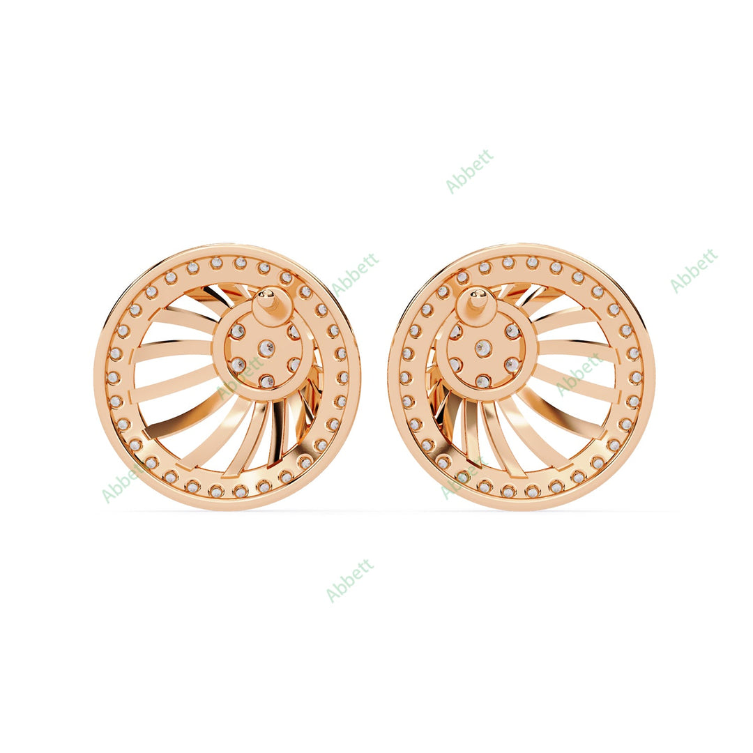Round Designer Studs Earring STDE1389