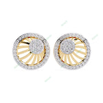 Load image into Gallery viewer, Round Designer Studs Earring STDE1389
