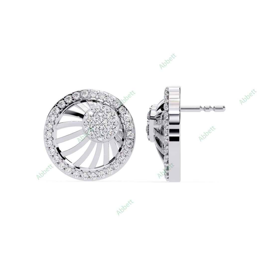 Round Designer Studs Earring STDE1389