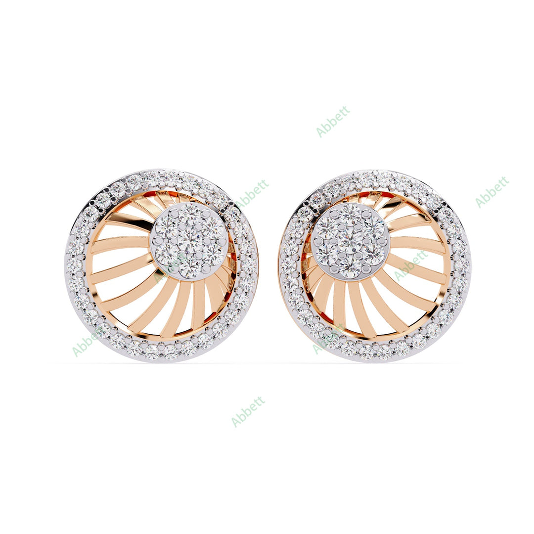 Round Designer Studs Earring STDE1389