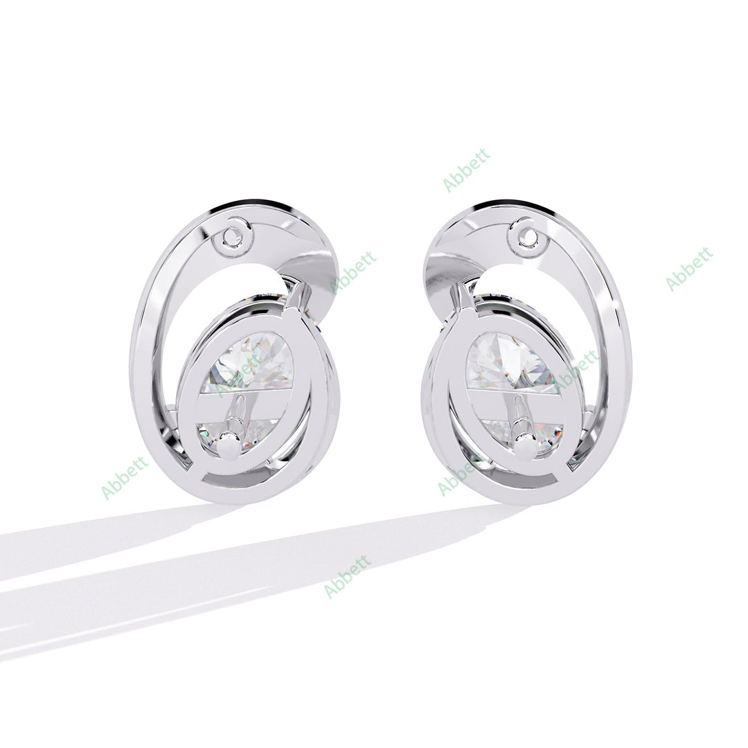 Oval Designer Studs Earring STDE1391