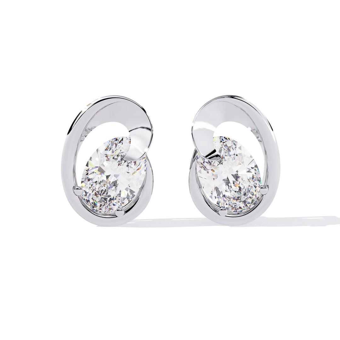 Oval Designer Studs Earring STDE1391