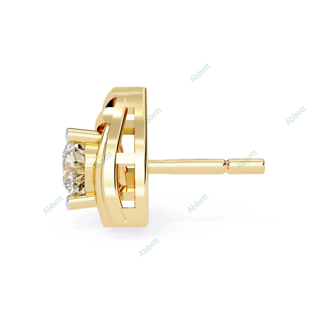Round Designer Studs Earring STDE1395