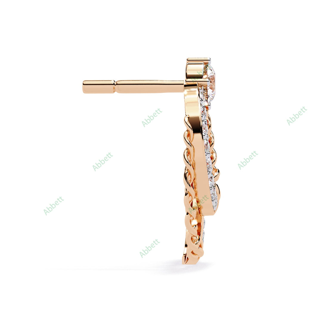 Round Designer Studs Earring STDE1398