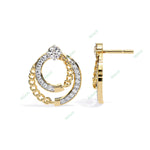 Load image into Gallery viewer, Round Designer Studs Earring STDE1398
