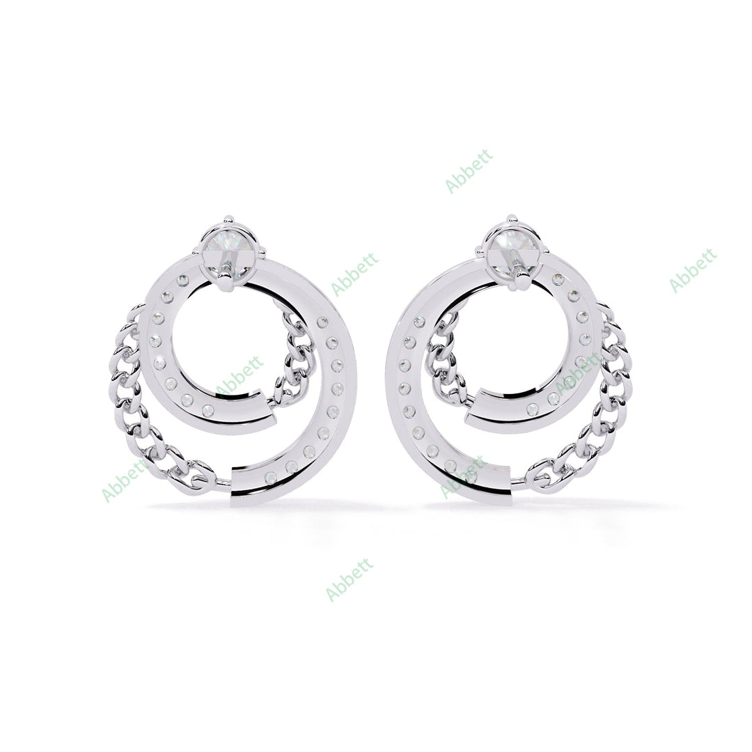 Round Designer Studs Earring STDE1398