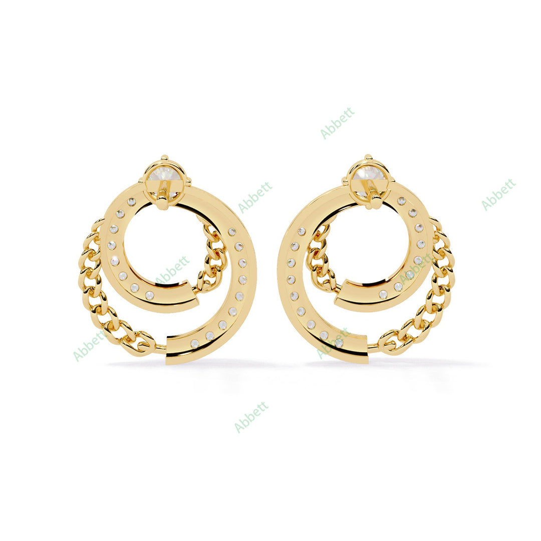 Round Designer Studs Earring STDE1398