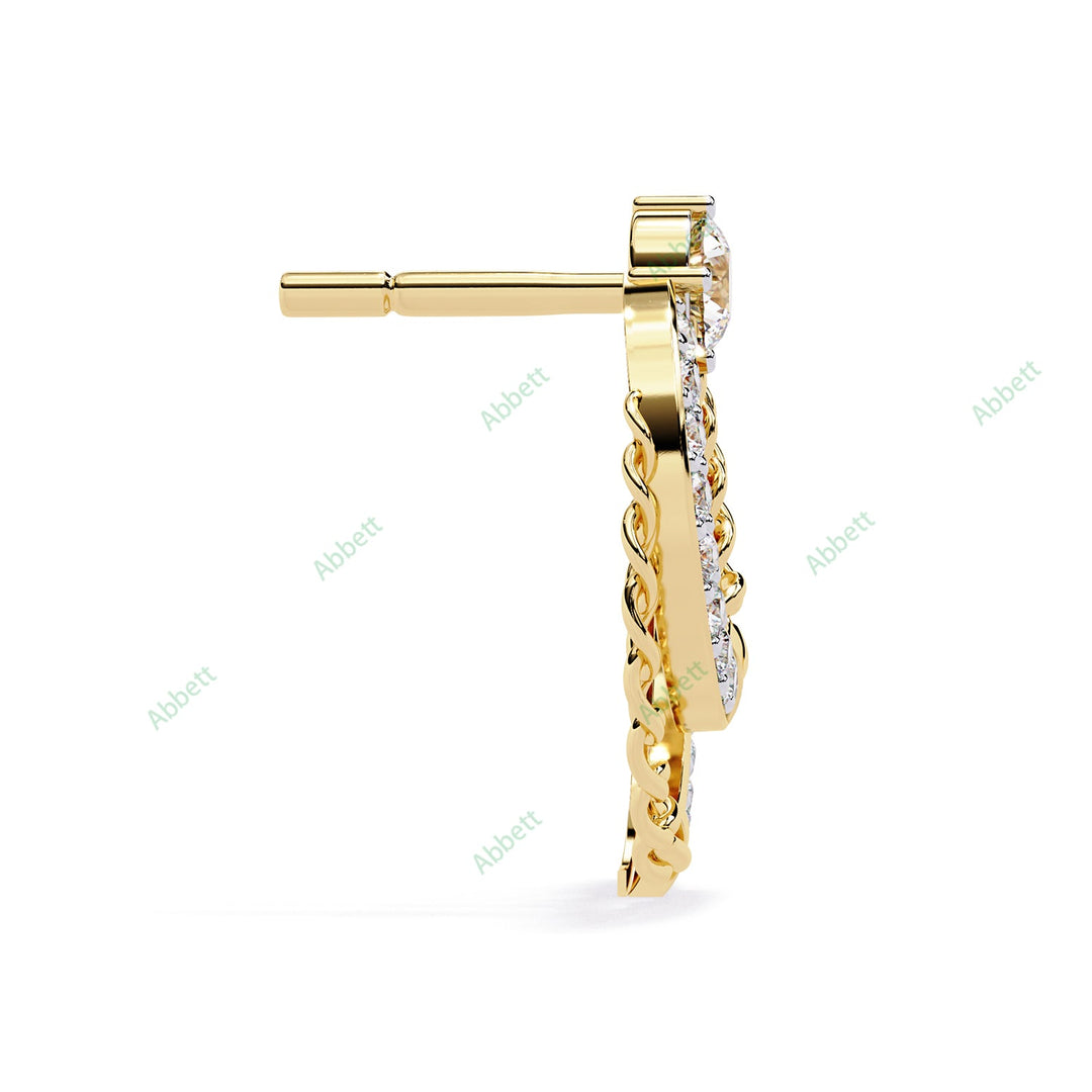 Round Designer Studs Earring STDE1398