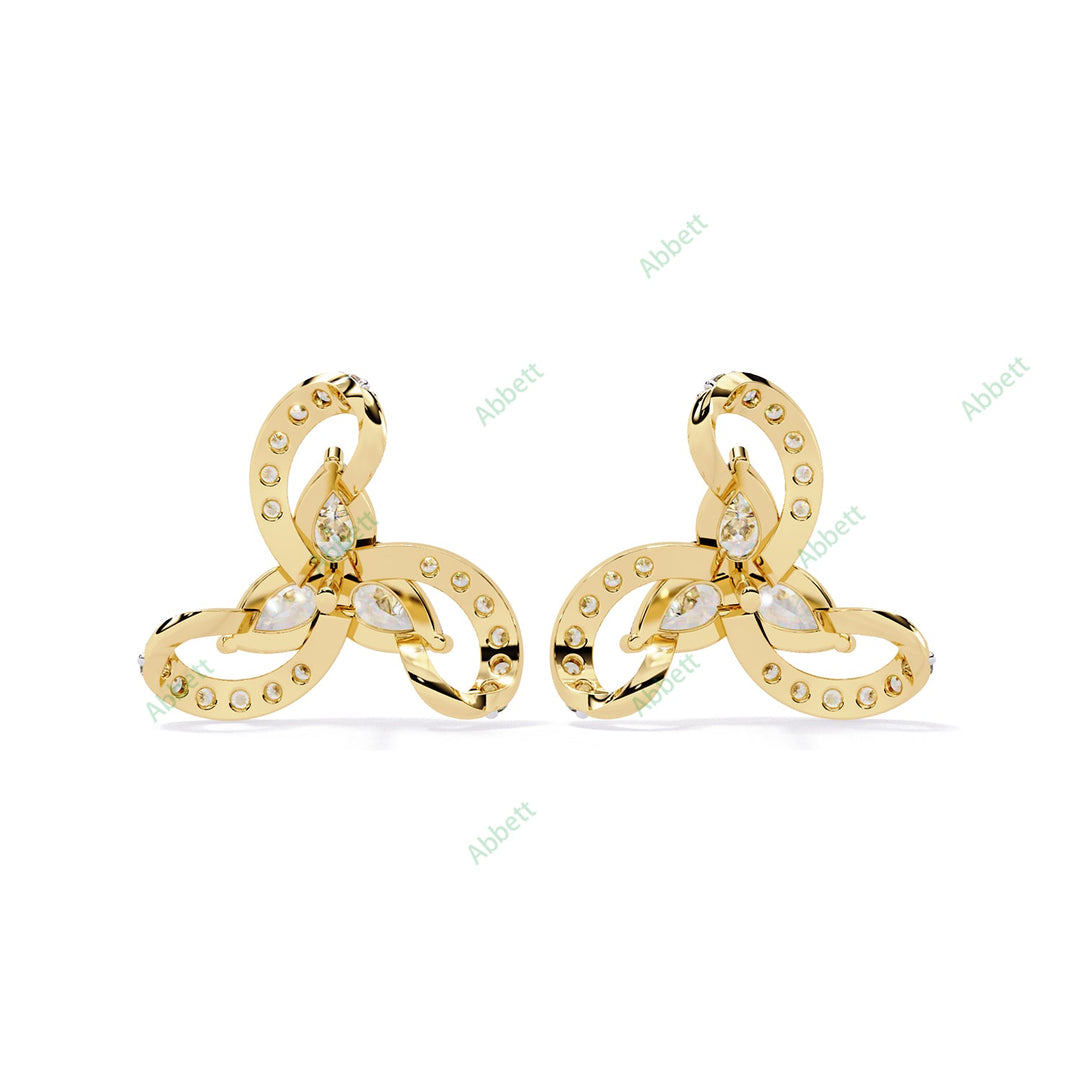 Pear Designer Studs Earring STDE1399