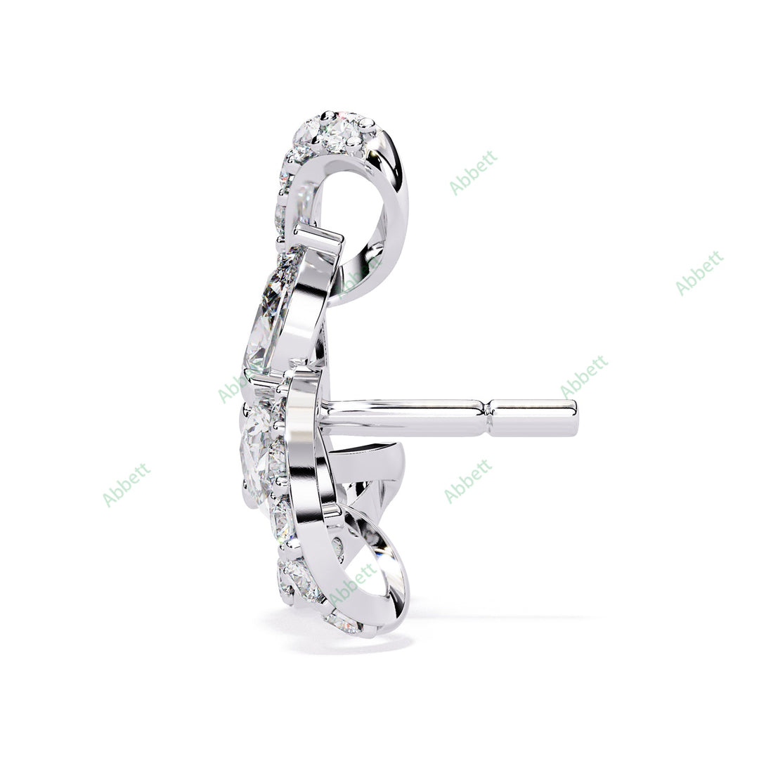 Pear Designer Studs Earring STDE1399