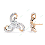 Load image into Gallery viewer, Pear Designer Studs Earring STDE1399
