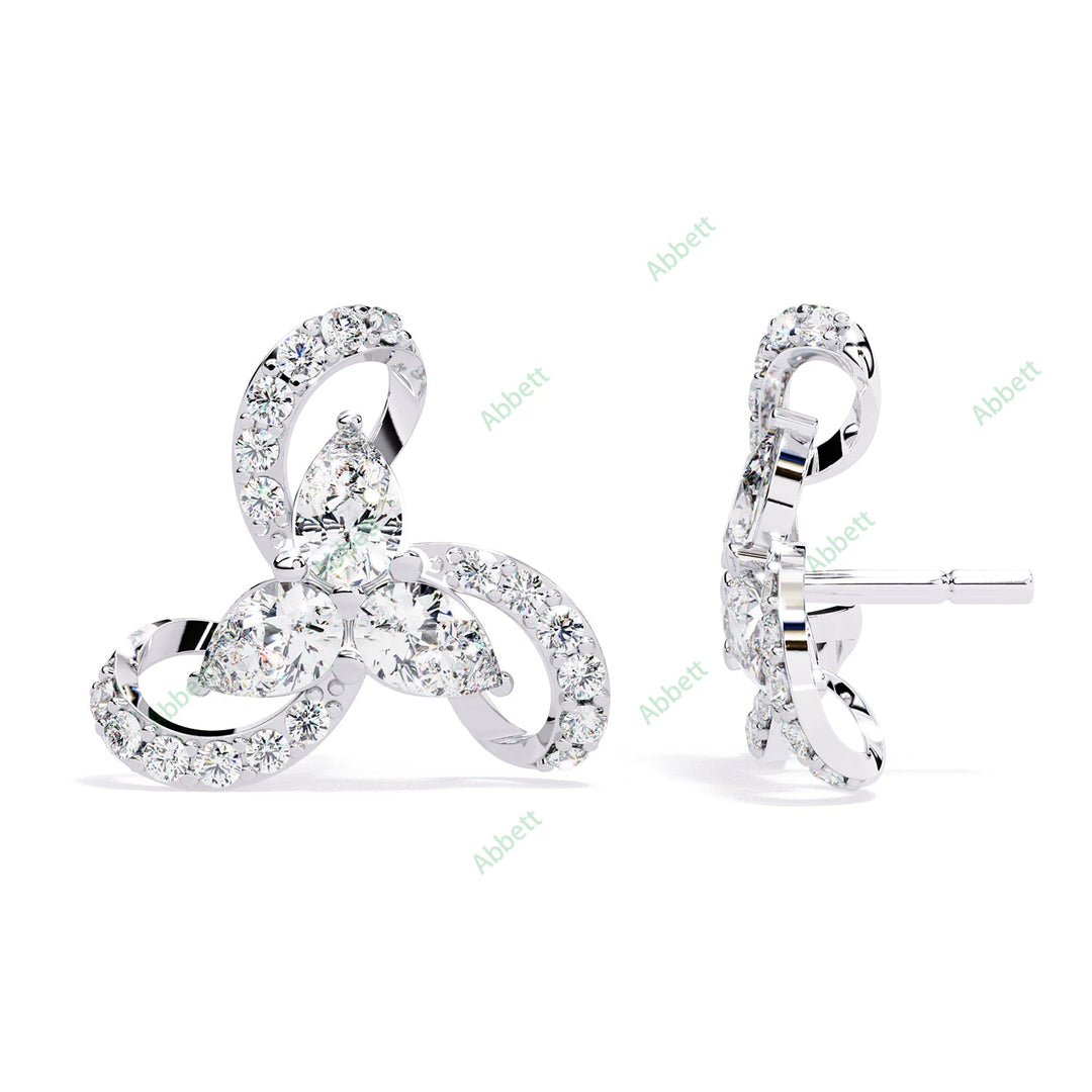 Pear Designer Studs Earring STDE1399
