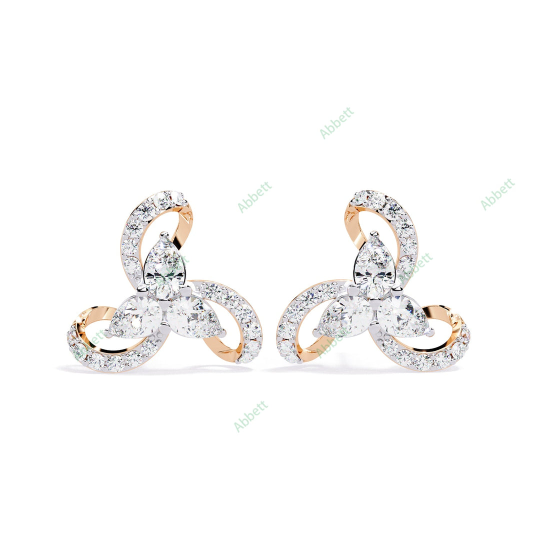 Pear Designer Studs Earring STDE1399