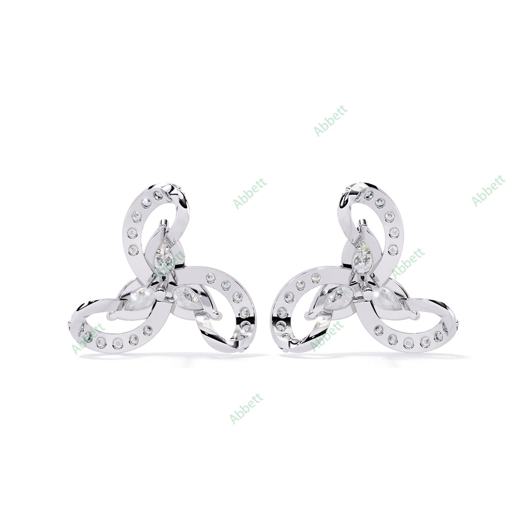 Pear Designer Studs Earring STDE1399
