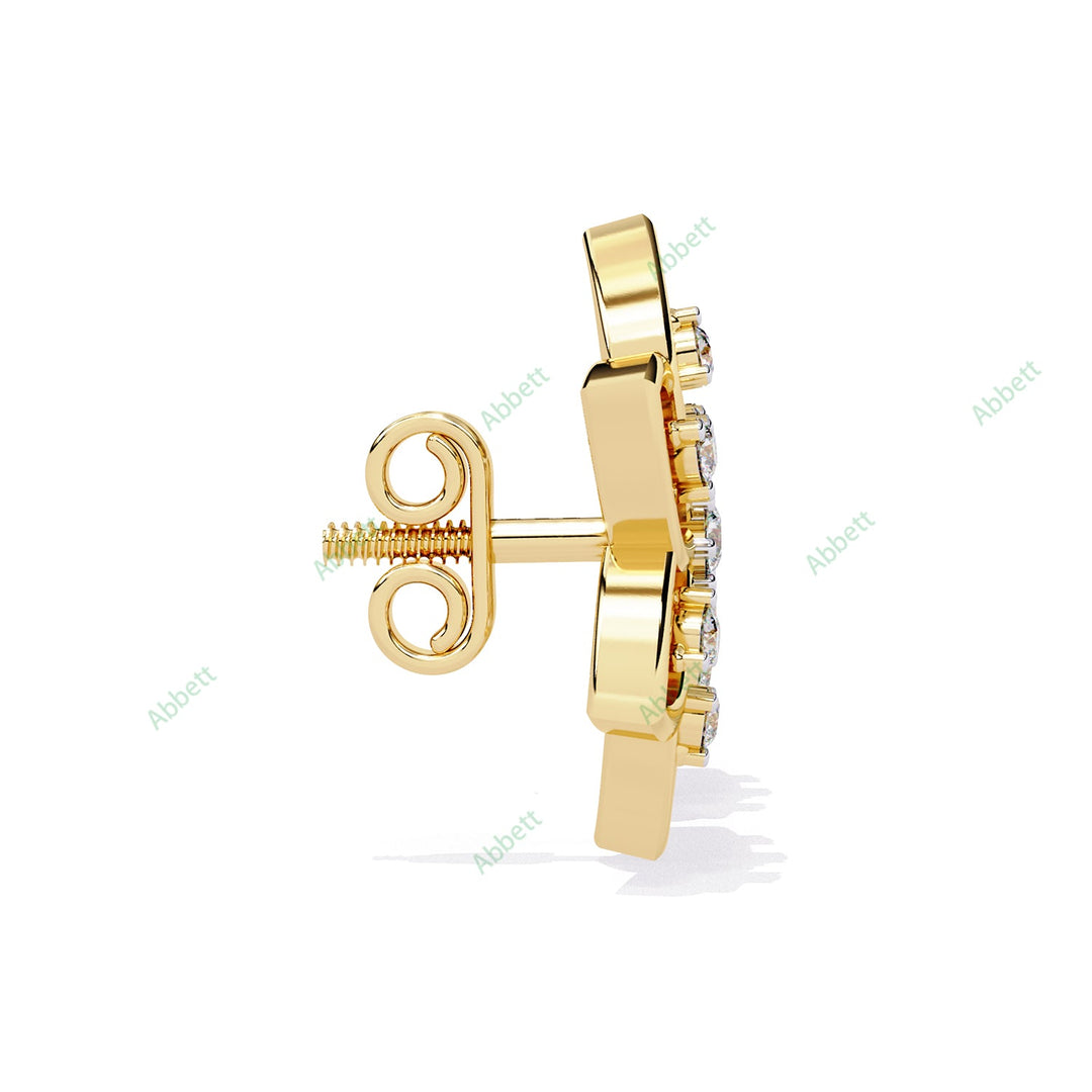 Round Designer Studs Earring STDE1402