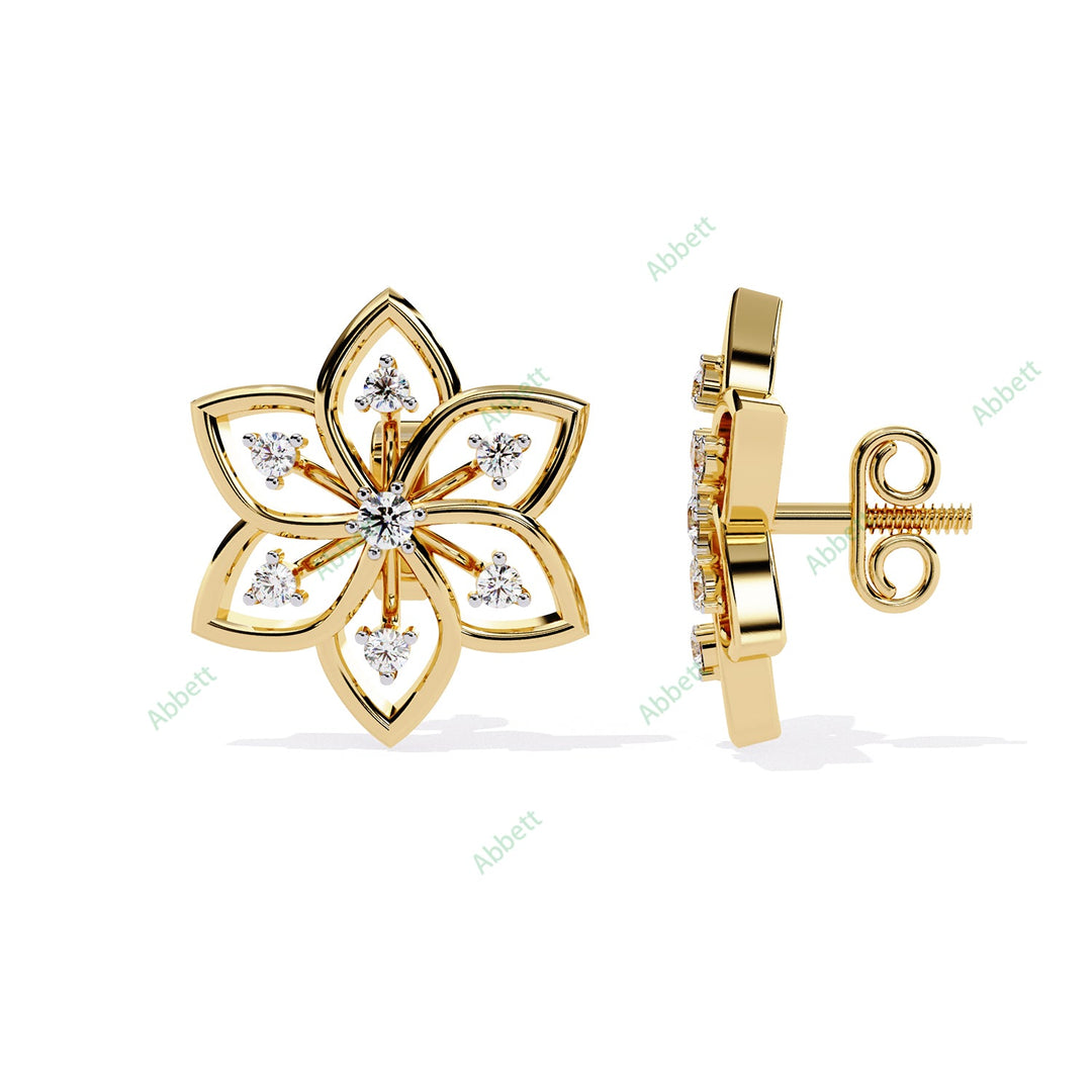 Round Designer Studs Earring STDE1402