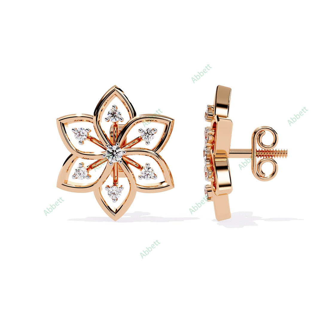 Round Designer Studs Earring STDE1402